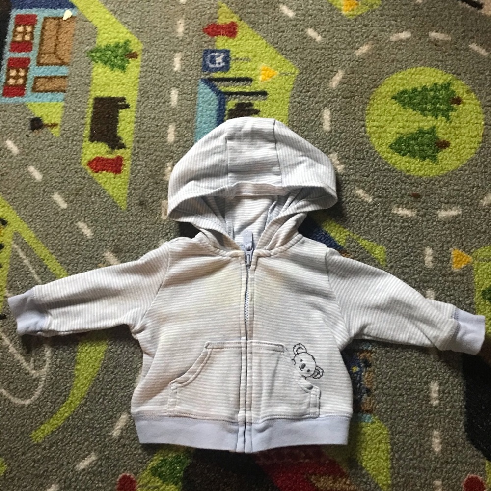 Carter’s baby blue newborn jacket